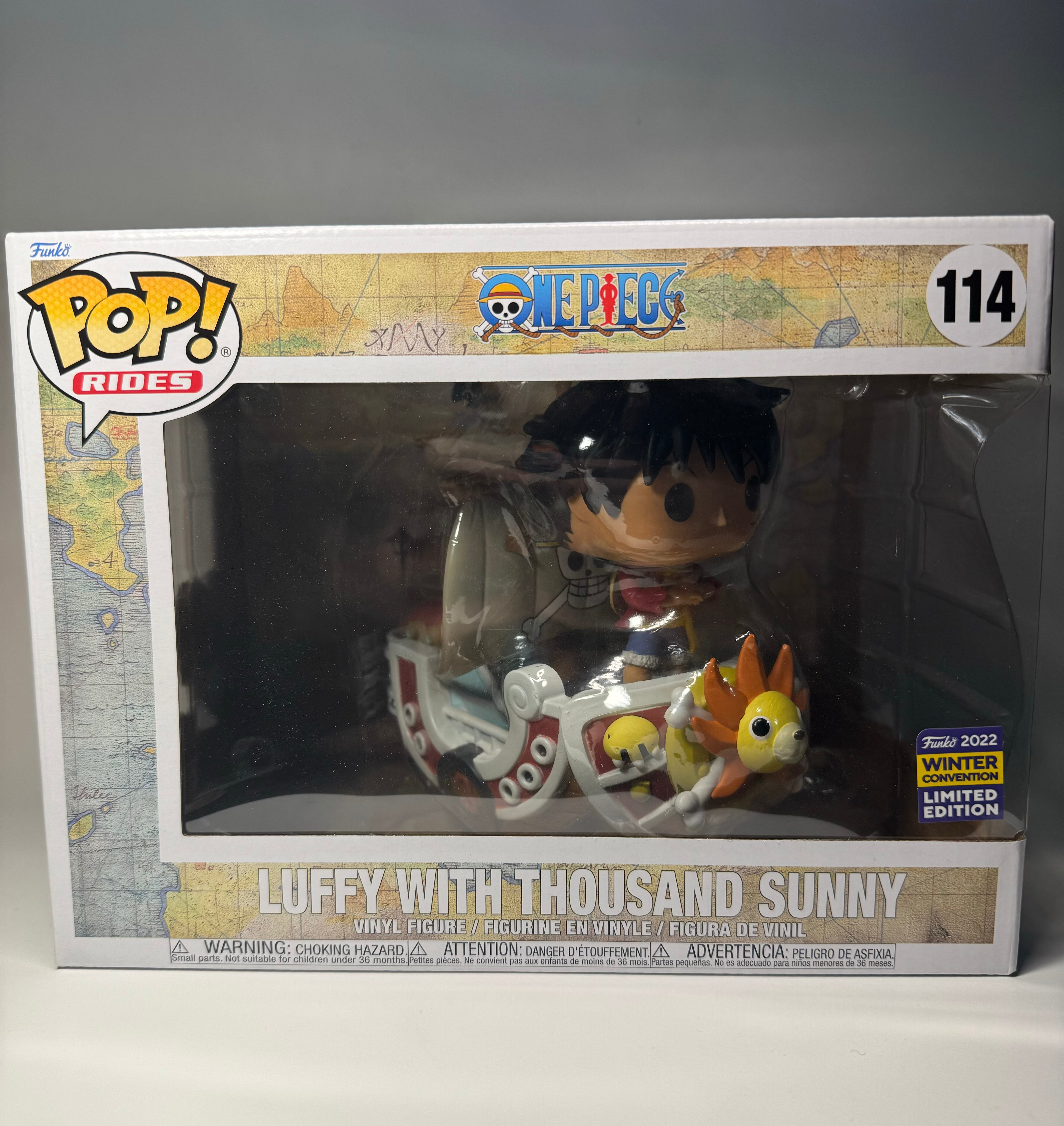 Funko shops Pop! Anime: One Piece - Luffy w Thousand Sunny - 2022 Winter Convention