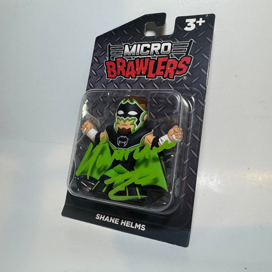 Micro Brawler Shane Helms-The Hurricane Pro Wrestling Crate Excl. Signed by Shane Helms