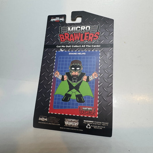 Micro Brawler Shane Helms-The Hurricane Pro Wrestling Crate Excl. Signed by Shane Helms