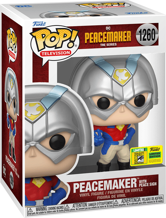 Funko Pop! Peacemaker with Peace Sign 1260 SDCC Sticker