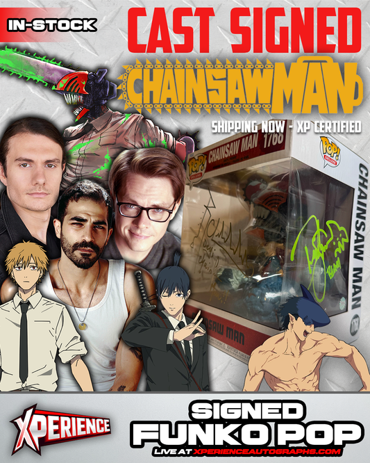 Funko Pop! Chainsaw Man 1768 Signed by Ryan Colt Levy, Derick Snow, & Reagan Murdock