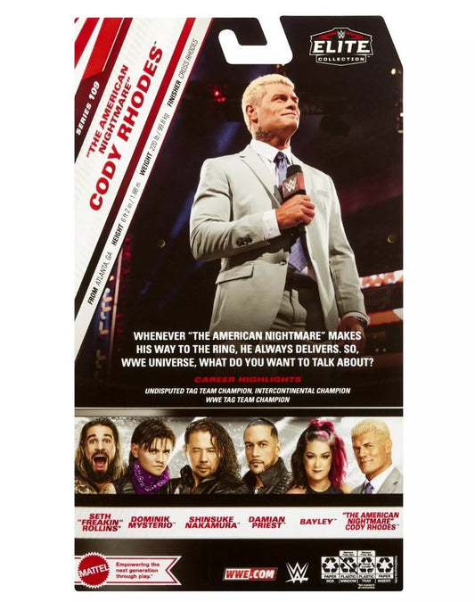 WWE Elite Cody Rhodes (In Suit) Series 109