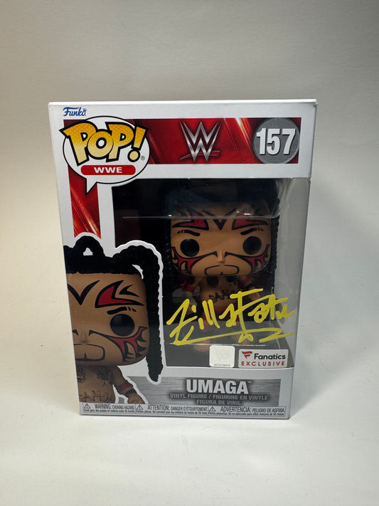 Funko Pop! Umaga 157 Fanatics Excl. Signed by Zilla Fatu