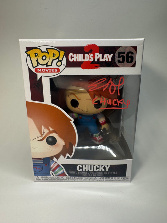 Funko Pop! Chucky 56 Signed by Brad Dourif