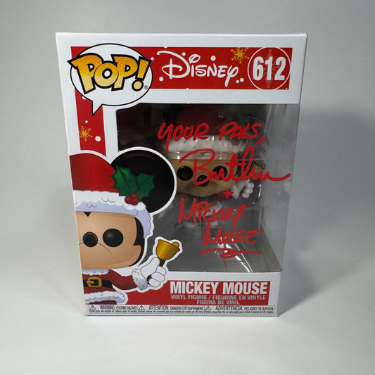 Funko Pop! Mickey Mouse 612 Signed by Bret Iwan