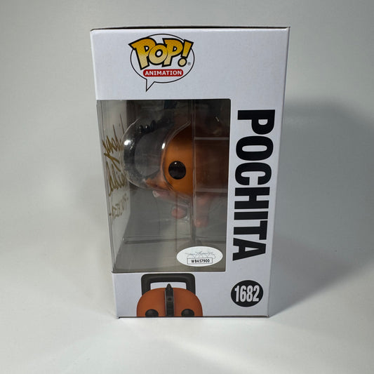 Funko Pop! Pochita 1682 Signed by Lindsay Seidel