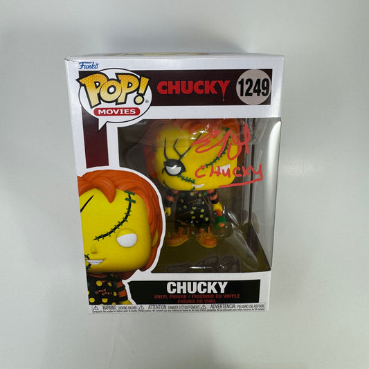 Funko Pop! Chucky 1249 Signed by Brad Dourif