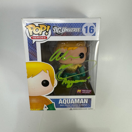 Funko Pop! Aquaman 16 Previews Excl. Signed by Alan Ritchson