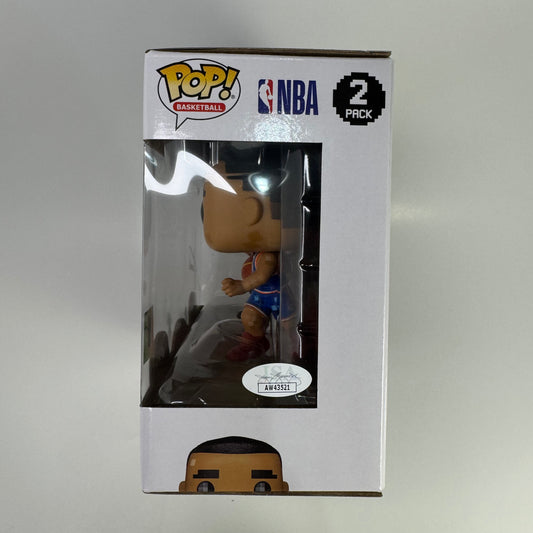 Funko Pop! NBA Jam Patrick Ewig & John Starks 2-Pack Signed by Tim Kitzrow