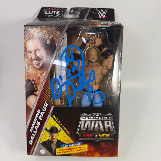 WWE Elite Monday Night Wars Diamond Dallas Page Signed by DDP *see description*