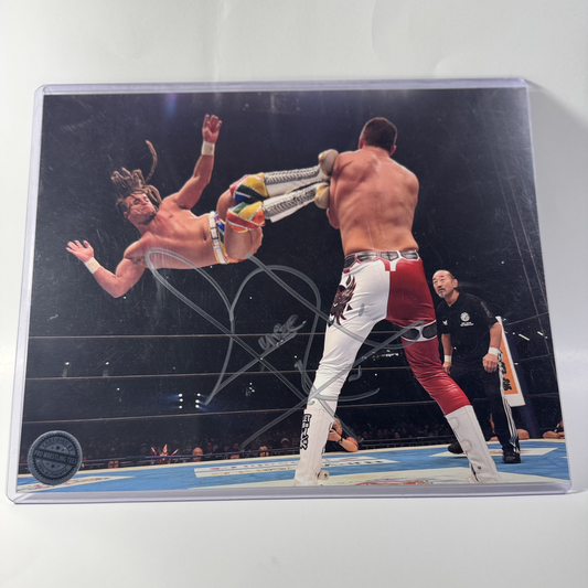 New Japan Pro Wrestling 8x10 Print Signed by Juice Robinson