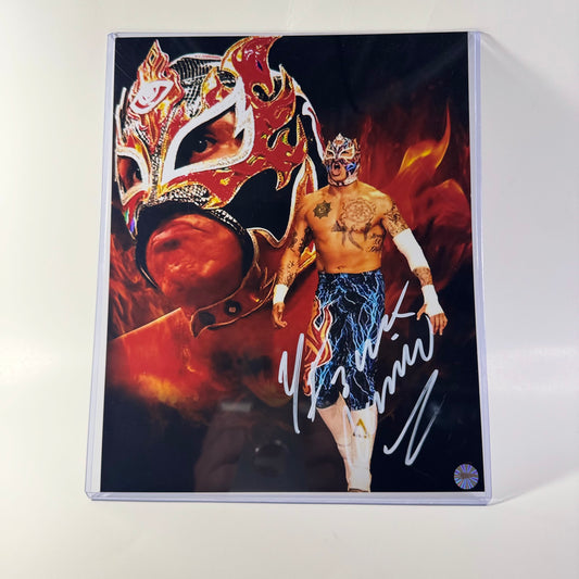 AEW 8x10 Print Signed by Rey Fenix