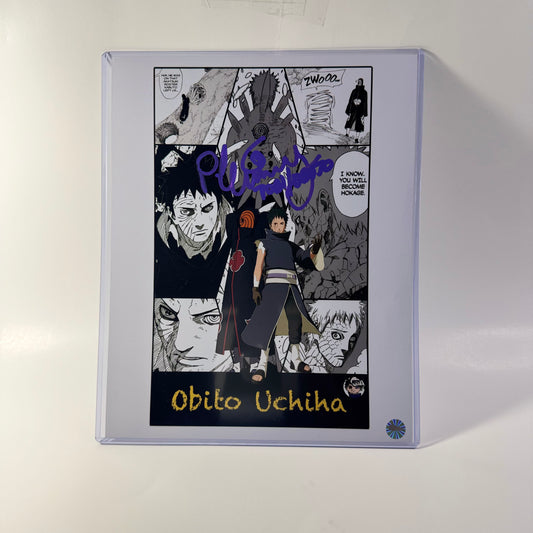 Naruto Obito Uchiha 8x10 Print Signed by Michael Yurchak