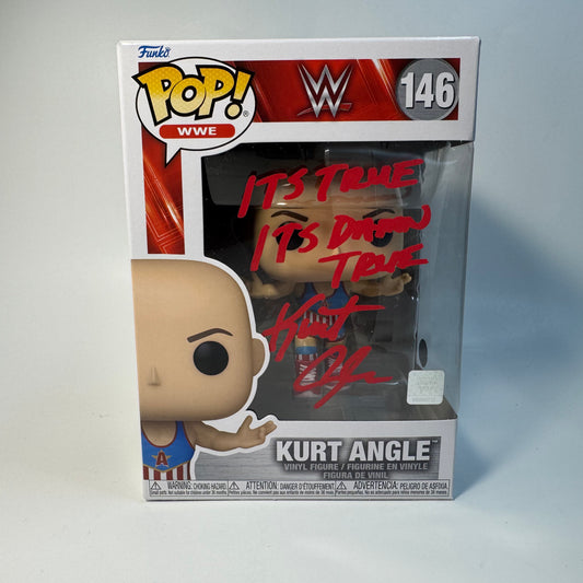 Funko Pop! Kurt Angle 146 Signed by Kurt Angle