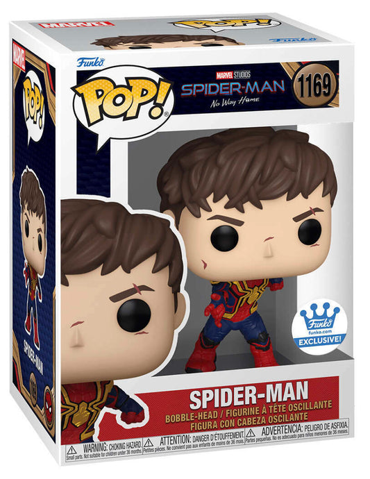 Funko Pop! Spider-Man with Scars (Unmasked) 1169 Funko Shop Excl.