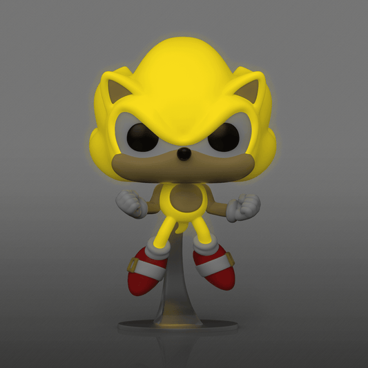 Funko Pop! Super Sonic (First Appearance) 877 GITD Summer Convention Excl.