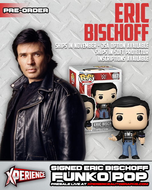 Eric Bischoff Signed Funko Pop Pre-Order & Mail In