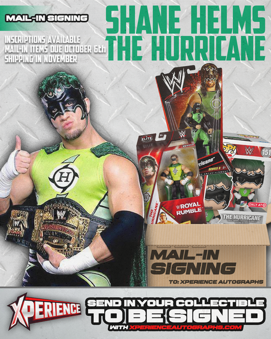 Shane "The Hurricane" Helms Mail-In Signing