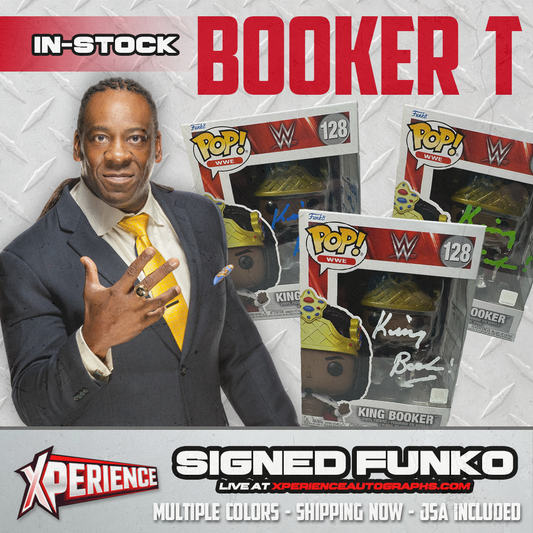 Funko Pop! King Booker 128 Signed by Booker T