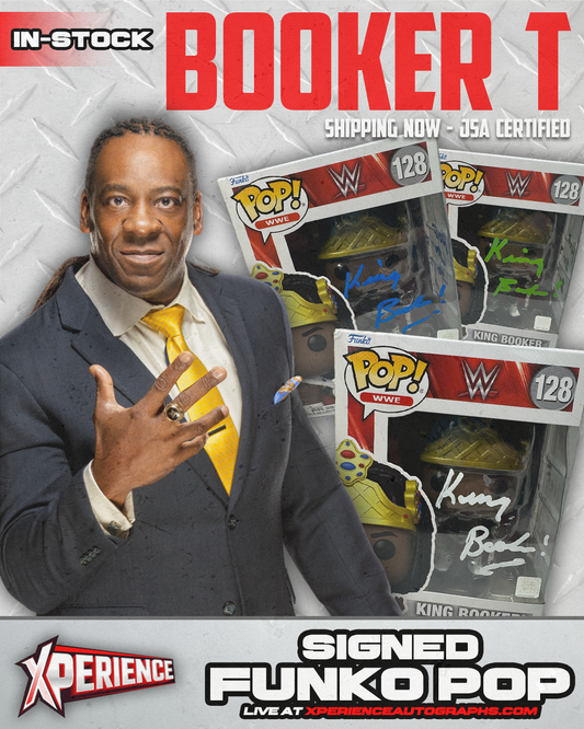 Funko Pop! King Booker 128 Signed by Booker T