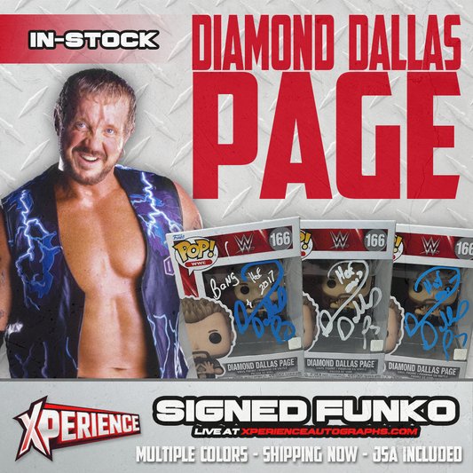 Funko Pop! Diamond Dallas Page 166 Signed by DDP