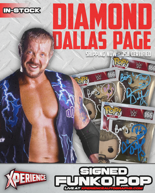 Funko Pop! Diamond Dallas Page 166 Signed by DDP