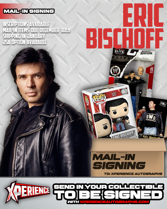 Eric Bischoff Signed Funko Pop Pre-Order & Mail In