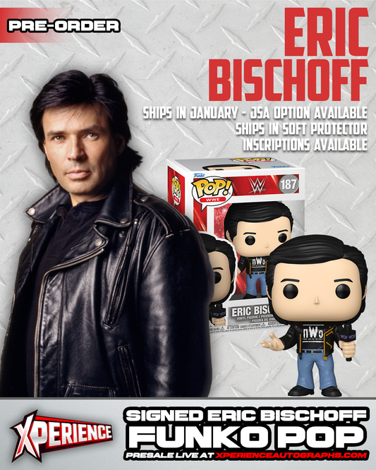 Eric Bischoff Signed Funko Pop Pre-Order & Mail In