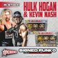 Funko Pop! (NWO) Hogan & The Outsiders 3-Pack Dual Signed by Hulk Hogan and Kevin Nash