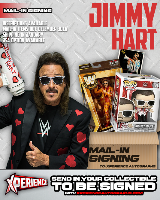 Jimmy Hart Signed Funko Pop Pre-Order & Mail In