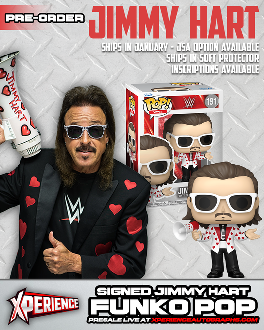 Jimmy Hart Signed Funko Pop Pre-Order & Mail In