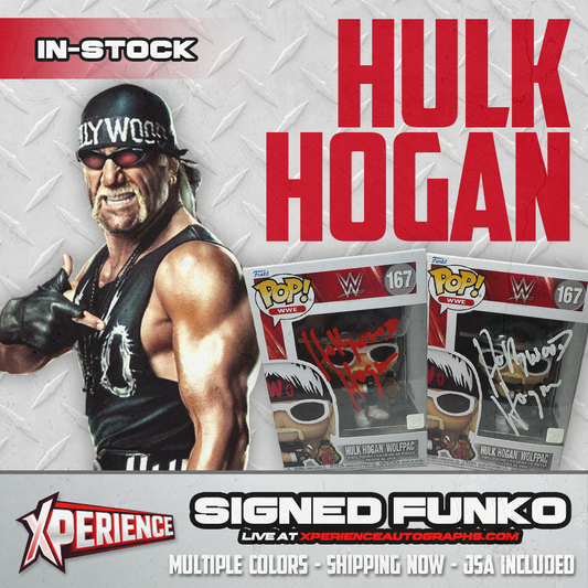 Funko Pop! Hulk Hogan Wolfpac 167 Signed by Hulk Hogan