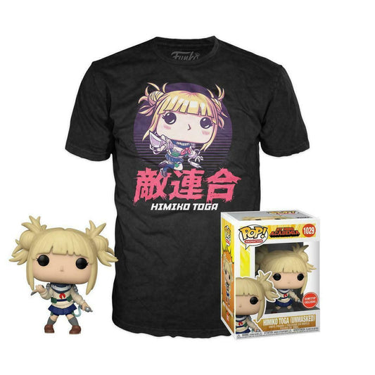 Funko Pop! Himiko Toga (Unmasked) 1029 & Tee Set (XL) Gamestop Excl.